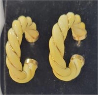 Hoop Earrings  made from Bone