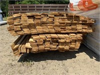 Lof of 4' T&G  Cedar Boards