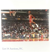 1992 Nike Michael Jordan Free Throw Dunk Poster