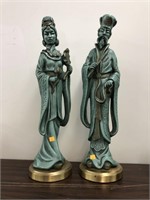 Oriental Statues Dated 1958