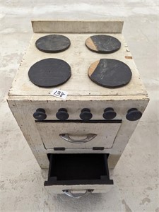 Wooden Child's Play Stove/Oven