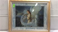 Framed Angel Picture Y15F