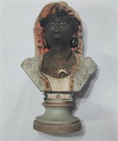 Orientalist Bust of Nubian woman