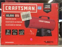 Craftsman propane heater in box.