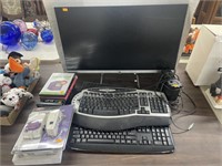 Hp monitor , keyboards, misc