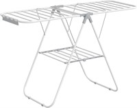 SONGMICS Foldable Drying Rack  White and Gray