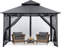 Mastercanopy Outdoor 8’ X 8’ 2-Tiered Gazebo