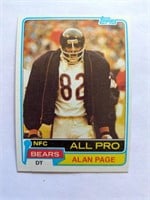 1981 Topps Alan Page HOF Card #160