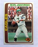 1978 Topps Ron Jaworski Eagles Card #449