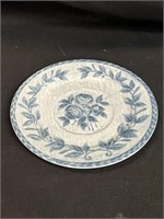 222 Fifth Colonial Rose Blue Plate