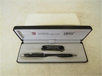 Swiss Army Knife and Cross Pen Set