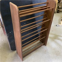 Brown Wood Shoe Shelf