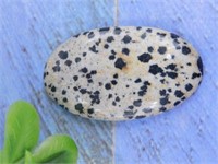 DALMATION JASPER CABOCHON ROCK STONE LAPIDARY SPEC