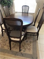 Dining room table with six chairs #12