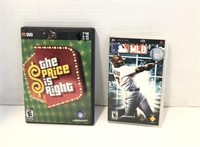 2pk PSP 989 sports & The price is right PC  DVD