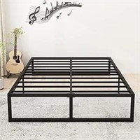 Lutown-teen 14 Inch Full Size Bed Frame No Box