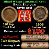 Small Cent Mixed Roll Orig Brandt McDonalds Wrappe