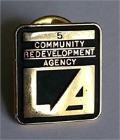 5 COMMUNITY REDEVELOPMENT AGENCY LA PIN PINBACK