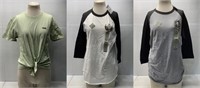 SM Lot of 3 Ladies Vans T-Shirts - NWT $140