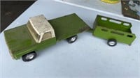 Vintage Nylint Chevy Flat Bed Pickup & Trailer