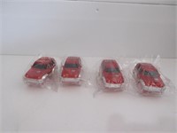 4x NEW BATTERY OPERATED PLASTIC CARS