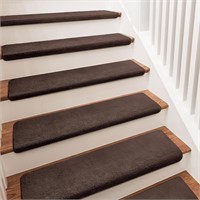 PURE ERA Carpet Stair Treads (14pc) Dark Brown