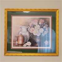 "Camellias" by Delia Vestal 29¼"W 25½"T