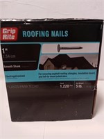 Grip Rite 5lbs 1in Smooth Shank roofing nails