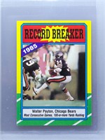 Walter Payton 1985 Topps Insert