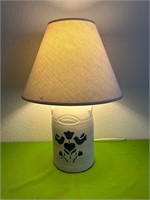 Clinton China Pottery Base Table Lamp