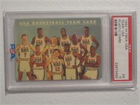 1992 SKYBOX USA TEAM USA PLASTIC CARD EX 5 PSA