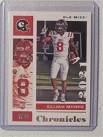 2021 CHRONICLES DRAFT PICKS ELIJAH MOORE RC