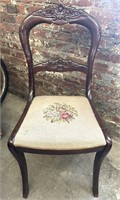 Dining Chair, Floral Embroidery
