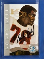 BOBBY BELL AUTOGRAPHED HALL OF FAME SIGNATURE