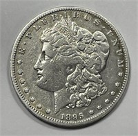 1895-O Morgan Silver $1 Very Fine VF details