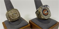 1985 & 06 Chicago Bears Replica Championship Rings