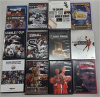 Illini, Bulls, Jordan, Blackhawks, White Sox DVDs