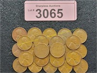 (25) Lincoln Wheat Pennies