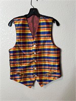 Vintage Colorful Striped Vest