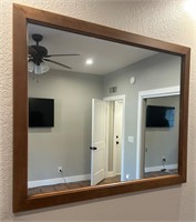 Wood Framed Wall Mirror