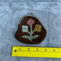 Vintage Embroidered Coin Purse