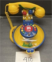 Novelty Phone M&M Candy Dish - see photos