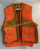 Ideal canvas Orange bird hunting vest, size XXL