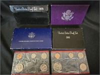 6 - US SETS, 1 IS SILVER