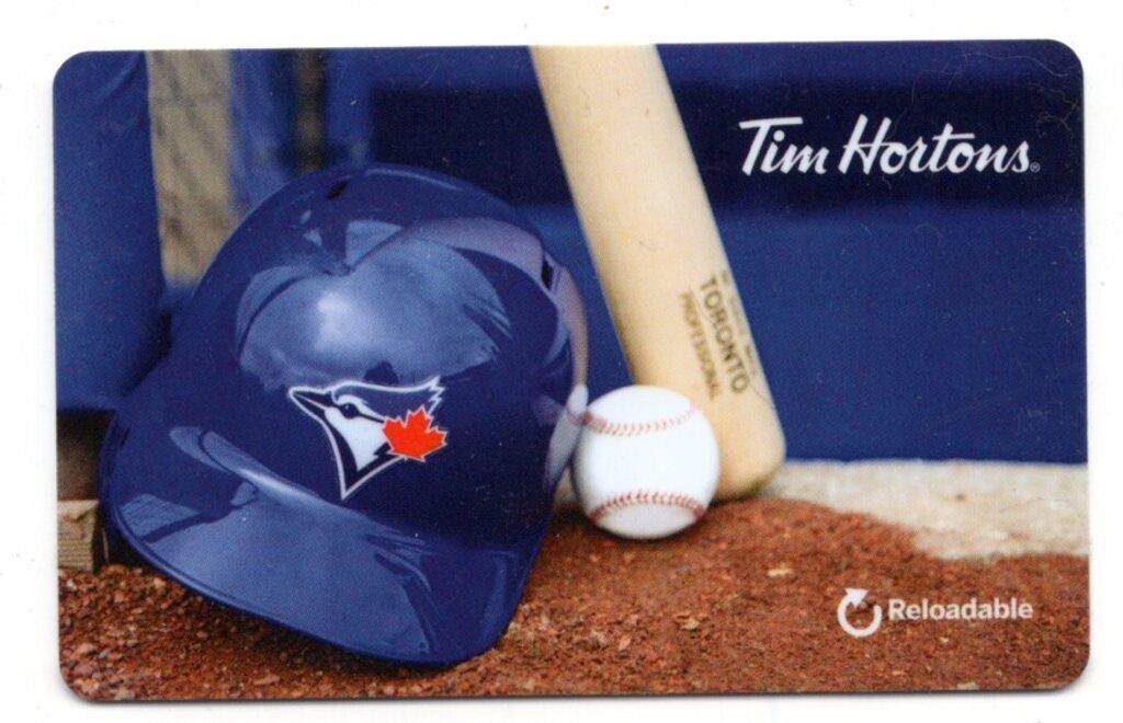 Tim Hortons Toronto Blue Jays Gift Card