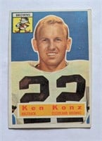 1956 Topps Ken Konz Browns Card #33