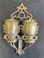 Cast double urn match holder with striker plate