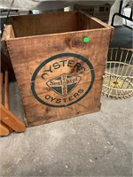 Rare Antique Sealshipt Oysters Crate