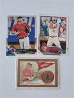 Mike Trout Lot of 3 Cards