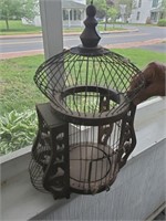 Decorative Wire and Wood Bird House